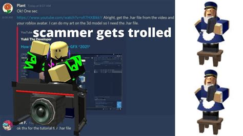 Pov When A Scammer Tries To Scam You With A Har File Roblox Scam Moment Youtube