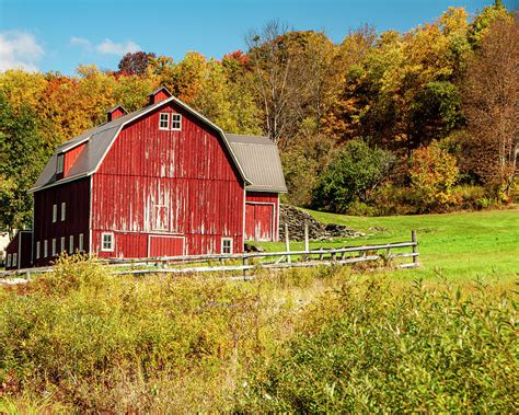 Red Barn Farm 1 Photograph By Cathy Kovarik Pixels