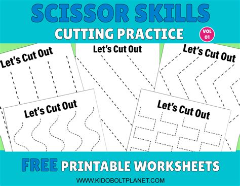 Scissor Skills Cutting Practice Free Printable Made By Teachers