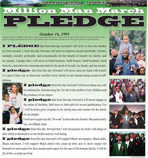 Million Man March Pledge - Final Call News