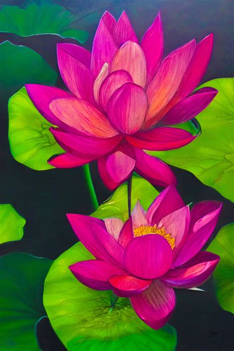 Lotus Flower Art Print