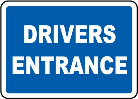 Drivers Entrance Sign Claim Your 10 Discount