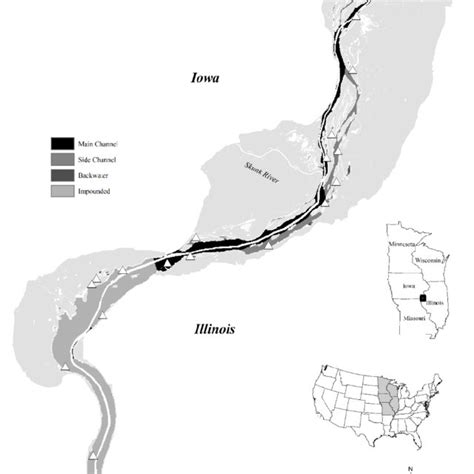 Mississippi River Dams Map