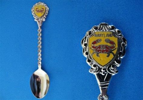 Souvenir Spoons From Different States Maryland State Souvenir Collector Spoon Red Lobster