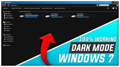 How To Enable Dark Mode In Windows 7 How To Install Dark Mode