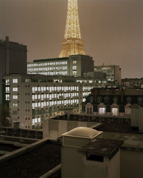 4x5 Large Format Rooftop Photos Of Paris At Night Paris Rooftops
