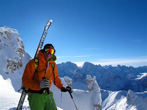 Backcountry Ski Tour Dolomites Skiing Dolomite Mountains