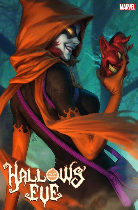 Hallows Eve Makes Her Mark On The Marvel Universe In New Artgerm Cover