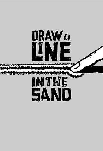 Draw A Line In The Sand Simple Sweet And Has About 1000