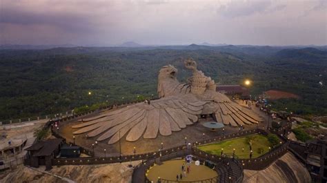 Jatayu Earths Center In Kerala Jatayu Nature Park Or Jatayu Rock