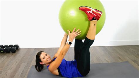 Mad Abs Minute Stability Ball Core Workout Youtube