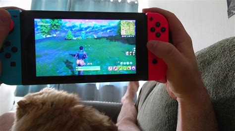 Fortnite Battle Royale Nintendo Switch Handheld Mode Youtube