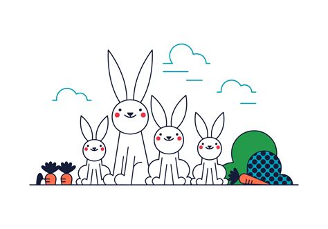 249 Family Bunny Svg SVG PNG EPS DXF File