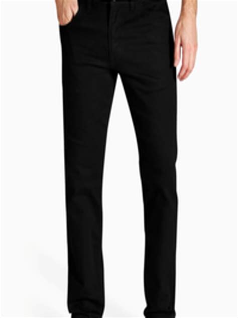 Buy Next Men Black Straight Fit Mid Rise Clean Look Stretchable Jeans