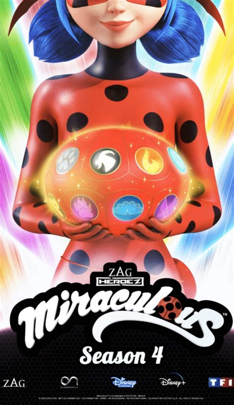 Miraculous Ladybug Season 4 Episode 6 ~ Ladybug Superhelden Personagens Figuren Kwamis
