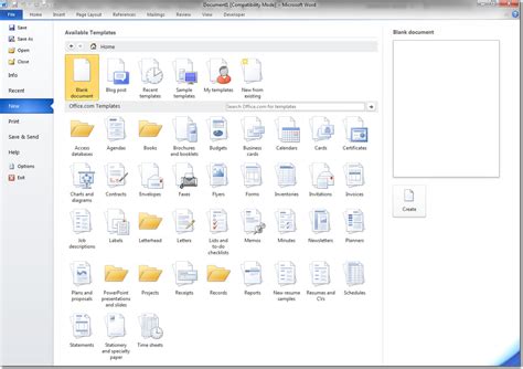 Make A Resume In Word 2010