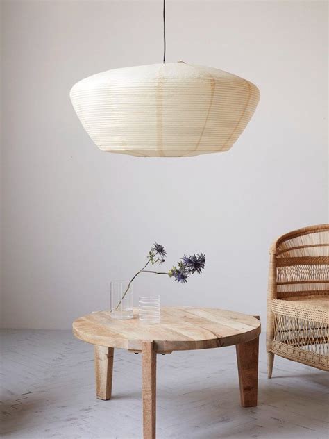 Oversized Rice Paper Saucer Shade Homeplace Paper Light Shades