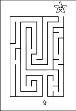Obwohl rätselraten oder quizzen in allen kulturen eine. Labyrinth - Bild - Vorlage - Stern | Rätsel für kinder ...