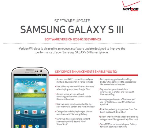 Verizon Galaxy S3 Multi Window View Update Ready To Roll Out