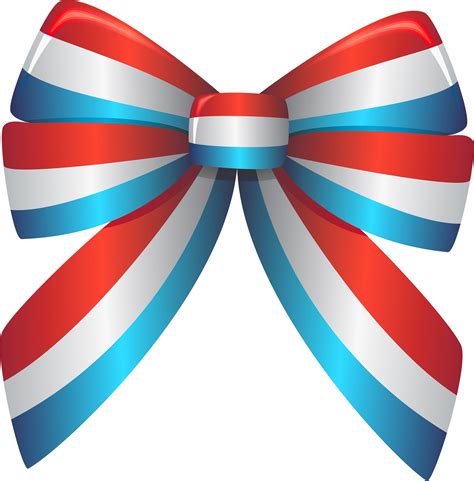 Download Red White And Blue Ribbon Png Clipart American Clip Art