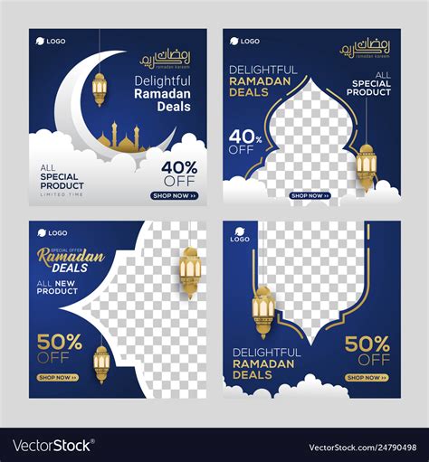 Ramadan Sale Social Media Post Template Banners Ad