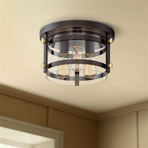 If you are looking for lighting with a higher level of illumination, this type of ceiling light will be a perfect pick for your rooms. Franklin Iron Works Farmhouse Ceiling Light Flush Mount ...