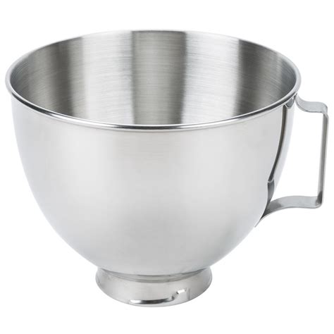 Kitchenaid K45sbwh Stainless Steel 45 Qt Mixing Bowl With Handle For