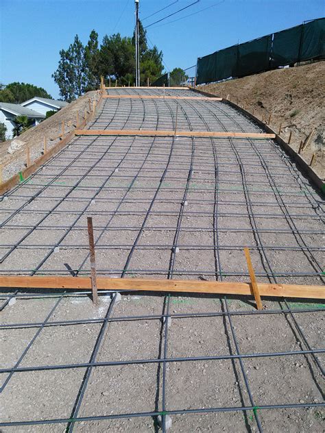 Belvedere Dr Construction Update Driveway Concrete Forms Rebars Heckel Hosokawa Architects