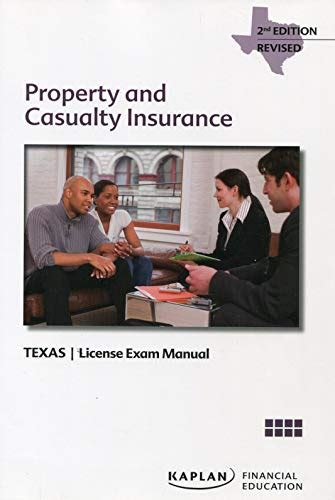 Texas Property And Casualty Insurance License Exam Manual Kaplan Financial 9781427782533 Abebooks