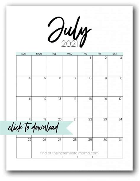 February was named taken after februa. Free 2021 Monthly Calendar Printable PDFs - The ...