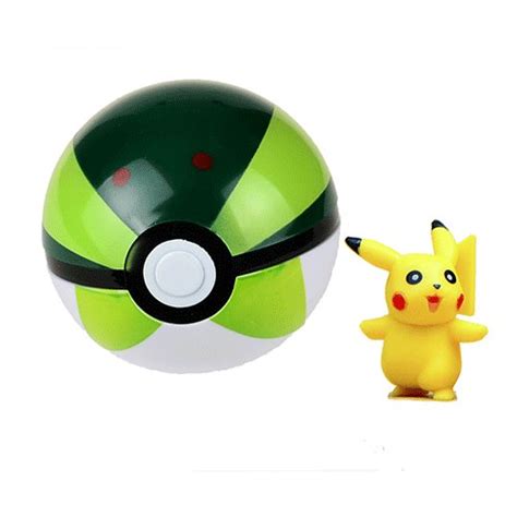 Buy Pokemon Friend Ball With Random Toy Greenblack White Colour