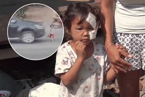 Girl Miraculously Survives Being Thrown 20 Feet By Pickup Truck Video