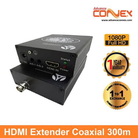 Hdmi Extender Over Coaxial Rg59 Rg6 Advance Connex Ac 300c Lazada