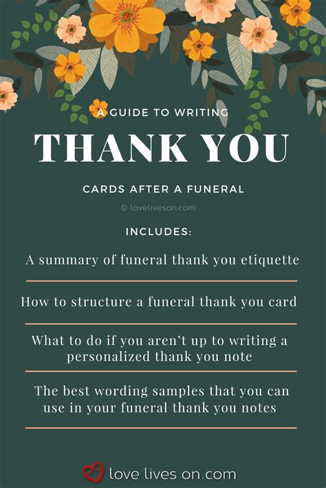 33 Best Funeral Thank You Cards Love Lives On Funeral Thank You