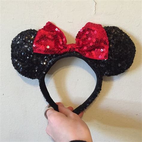 Sparkles Sequin Minnie Mouse Ears Disney Minnie Mouse Ears Mickey