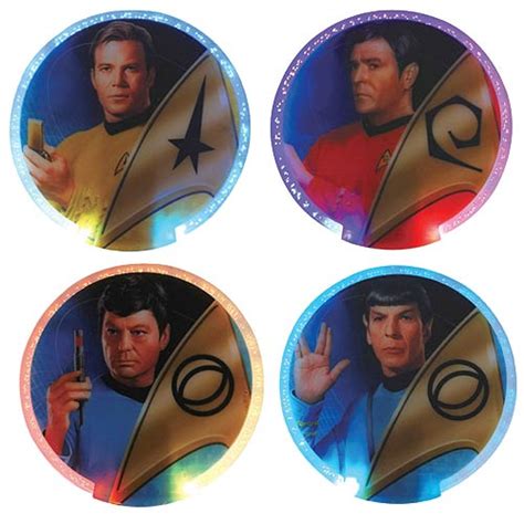 Star Trek Lighted Coasters 4 Pack