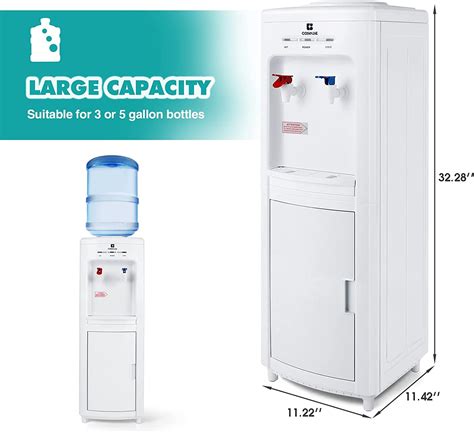 Buy Cosvalve 5 Gallon Top Loading Water Dispenser Electric Hotcold