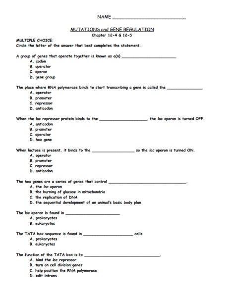 Mutations can occur during dna replication if errors are made and not corrected in time. 33 Mutations Worksheet High School - Free Worksheet ...