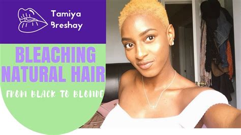 But how do you tone your hair? BLEACHING MY NATURAL HAIR: From Black To Blonde - YouTube