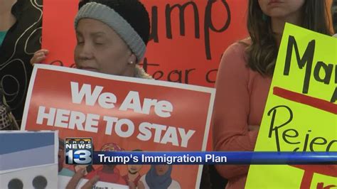 Immigrant Advocates Protest Trumps Immigration Policies Youtube