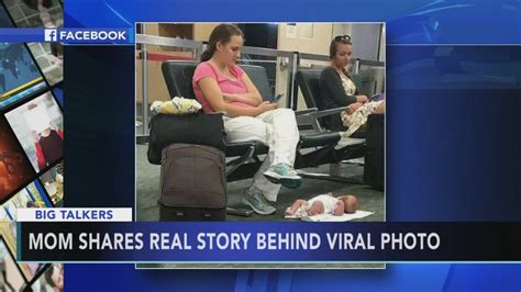 Exhausted Mom Speaks Out After Airport Pic Goes Viral Abc11 Raleigh