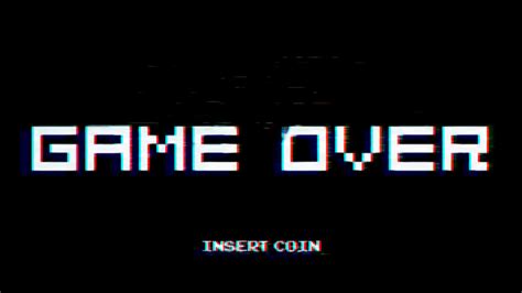 Arcade Game Over Video Games Simple Chromatic Aberration