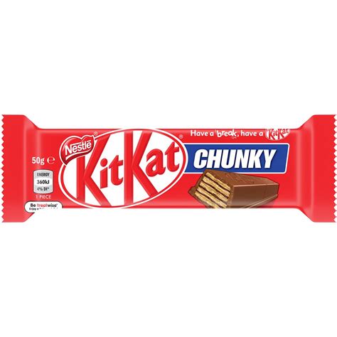 Kitkat Chunky Original Chocolate Bar 50g Woolworths