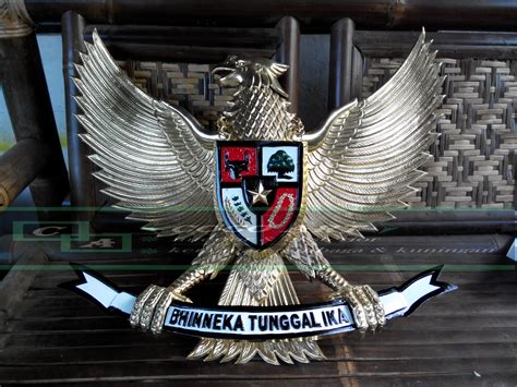 Lambang Garuda Indonesia Tembaga Dan Kuningan Indonesian Garuda