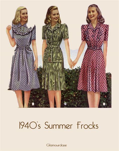 Easy Guide To A 1940s Womans Dress And Style Glamour Daze