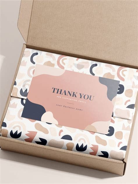 Diy Small Business Packaging Branded Packaging Templates Order
