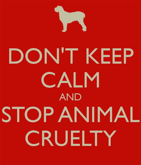 Scool English Stop Cruelty To Animals Posters