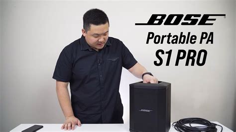 Powerful Portable Pa Bose S1 Pro Unboxing And Quick Look Youtube