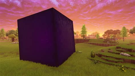 Watch Fortnites Mysterious Purple Cube Melt Pc Gamer