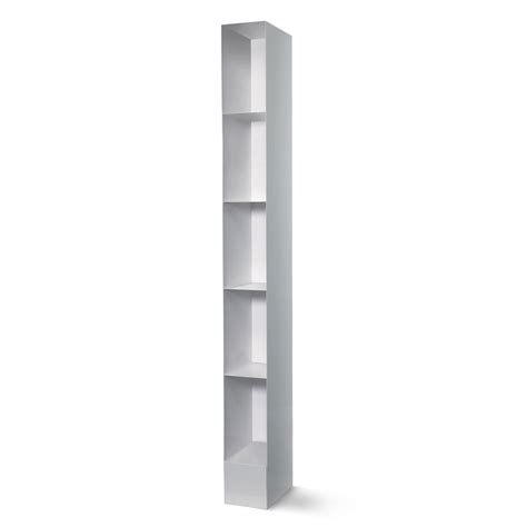 15 The Best Narrow White Bookcases